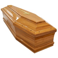 Ataúd de Estilo Europeo con Certificación FSC, Tamaño Personalizado, Fábrica de Origen Shandong, Marca SDD Tmallwood, para Uso en Funerarias