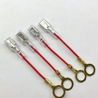 Câble pré-crimé avec borne femelle à borne œillet pour appareils électroménagers et connexion électronique automobile