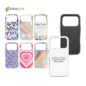 Prosub Nhà Máy Bán Buôn Thăng Hoa 3D 2 Trong 1 Điện Thoại Tráng Trường Hợp Khoảng Trống Matte Bóng Cho Iphone 17 Loạt Điện Thoại Di Động Bìa - Product Image 1