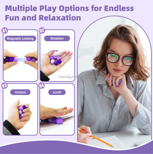 HMJ logo 2025 personalizzato palla magnetica per <span class=keywords><strong>adulti</strong></span> antistress Ball Stress per alleviare i giocattoli Autisme Fidget Magneet Speelgoed - Product Image 3