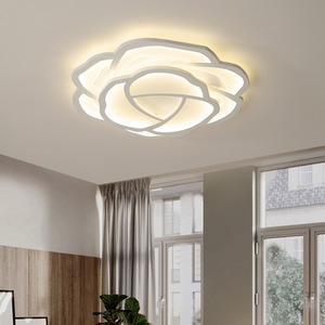 Lustre LED Créatif Blanc Froid Nordique Moderne à Commande Tactile, CRI 90 Élevé, en Aluminium, Luminaire de Designer pour Chambre Parentale - Product Image 4