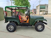 Mini Jeep de course pour enfants, 2 places, 250CC, 4 temps, refroidissement par air, style Jeep sport à essence