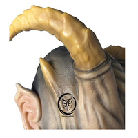 Masque de tête en silicone réaliste fabriqué à la main pour cosplay, fête, Halloween, masque de démon réaliste, design personnalisé