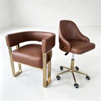 Mobilier de salon de beauté moderne, ensemble de chaises personnalisées pour manucure et pédicure avec tabouret roulant pour technicien, pour salon de manucure