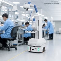 Robot mobile collaboratif Nova2kg AGV PLC, bras robotisé à 6 axes pour l'assemblage de précision, l'inspection de la qualité et l'automatisation (acier inoxydable)