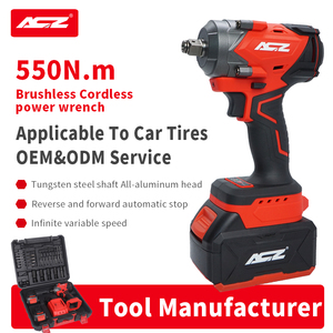 Ready Ship 21V 2000mAh Li-ion <b>Battery</b> Powered Brushless Cordless Impact Wrench High Performance 3/8 Drive 550Nm Torque ACZ-6168B - Product Image 3