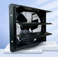 Ventilateur extracteur carré à faible bruit, ventilateur mural carré pour la ventilation des restaurants et des garages