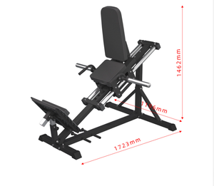 商用多功能深蹲机-带可调踏板的腿部按压和背部训练设备，用于全身锻炼 - Product Image 6