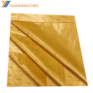 Tissu Jacquard de Haute Qualité Écologique Bazin Riche 100% Coton Motif Batik Robe Douce pour Femmes - Product Image 3