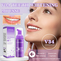 Mousse blanchissante pour les dents saveur menthe 50ml, usage domestique, multi-usages, soulagement de la mauvaise haleine, vente en gros pour le commerce extérieur