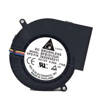 Ventilador Turbo Delta 12V 6A BFB1012UH de Alto Rendimiento y Alto Flujo de Aire, Fabricado en China, Material: Sin Especificar