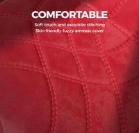 Coussins d'accoudoir en suède pour voiture avec support pour le coude, sacs de rangement multifonctionnels, porte-gobelets et pochettes pour boîte à mouchoirs