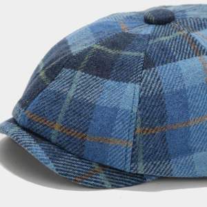 Boina de Moda para Mujer, Otoño Invierno, Diseño a Cuadros y Rayas, Boina Británica Vintage para Hombre, Gorra de Pintor, Gorra Newsboy - Product Image 6