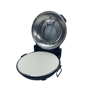 Hogar italiano 12 pulgadas máquina eléctrica de acero inoxidable para hacer Pizza placa de cerámica <span class=keywords><strong>horno</strong></span> de Pizza - Product Image 5