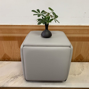 Chất lượng cao da Ottoman băng ghế dự bị đầy màu sắc 5 trong 1 làm tổ Ottoman Phân Stackable thanh phân di chuyển chân phân cho phòng khách - Product Image 4