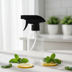 Pulvérisateur à tête réglable de 300ml 500ml vide rechargeable transparent robuste et flacon pulvérisateur en plastique pour le nettoyage, les plantes, les cheveux - Product Image 3