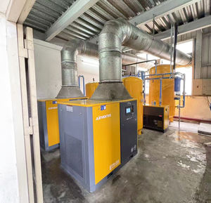 Fabrieksuitverkoop Luchtcompressor AC-aangedreven 22KW 37KW 30KW Schroeftype Rotatie Directe Aansluiting 55KW Complete Sets met tank Luchtcompressor - Product Image 6