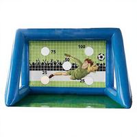 Jeux gonflables de football sur mesure sur le thème du parc d'attractions en plein air