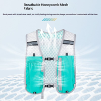 Mochila de Hidratación para Correr de Múltiples Estilos con Reflector de Alta Visibilidad, Logotipo Personalizado, Botella de Agua para Deportes, Ciclismo, Correr