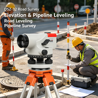 Tuowei DSZ-32 Optical Automatic Level High Precision Auto Level 32x Surveying Instrument Engineer Dumpy Level Survey Measurement