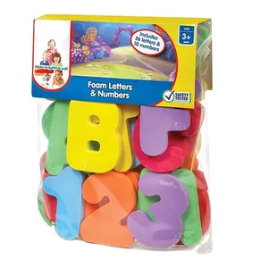 2024 matériel avancé lettres et chiffres de l'alphabet eva baignoire en mousse jouets de bain pour lettres jouet de bain enfants