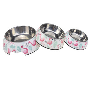 סיטונאי מזון לחיות מחמד קערת שכבה כפולה להסרה נירוסטה מלמין חומר כלב שתיית מים ומזון קערה - Product Image 5