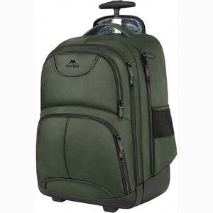 Free Sample Rolling Backpack Water Resistant <b>Wheeled</b> <b>Laptop</b> Backpack Carry on Luggage Business <b>Bag</b> - Product Image 1