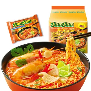 Tailândia importados Yangyang marca azedo e picante macarrão instantâneo sabor camarão Tom Yum Gongo 70g * sacos de yumyum 30 sopa grossa nood