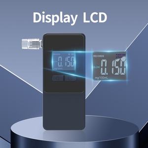 WGSensor AT808 Tragbarer Alkoholtester mit fortschrittlichem Brennstoffzellensensor für die Konnektivität mit der AlcoCHECK-App, großes LCD-Display, schwarz - Product Image 2