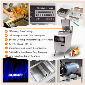 Friteuse à pression <span class=keywords><strong>de</strong></span> style <span class=keywords><strong>KFC</strong></span>, friteuse à <span class=keywords><strong>poulet</strong></span> électrique commerciale à pression - Product Image 2