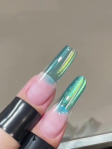 Vernis à ongles gel effet œil de chat, nouveau, tendance, <span class=keywords><strong>rose</strong></span> <span class=keywords><strong>flashy</strong></span>, fournitures pour ongles, été, transparent glacé, perles de verre couleur vin doux - Product Image 5