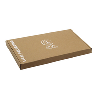 Boîte d'emballage personnalisée en carton mince pour colis postaux et livraisons, avec logo sur mesure