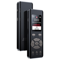 Enregistreur vocal professionnel mini, double micro, suppression du bruit, USB WAV, dictaphone portable à clipser pour réunions, ajustement personnalisé, direct usine