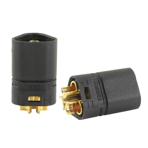 10ペアAmass MT60 <span class=keywords><strong>3</strong></span>.5mm <span class=keywords><strong>3</strong></span>ポール弾丸コネクタプラグ男性用rc ESCモーター用 - Product Image 6