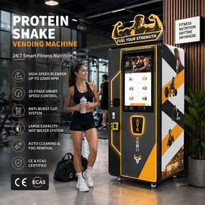 Haloo Smart <b>Protein</b> Powder Vending Machine 32 Inch Touch Screen 8 Canisters Automatic Cup Mixing for Gym Fitness Center All-in-O - Product Image 2