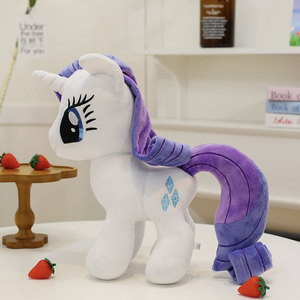 <span class=keywords><strong>Peluche</strong></span> K Ponys in Cotone Biologico Super Morbido, Giocattolo a Forma di <span class=keywords><strong>Cavallo</strong></span> Colorato per Twilight Sparkle, Rainbow, Applejack, Tirek - Product Image 6