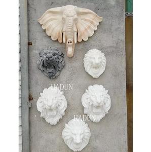 <span class=keywords><strong>Fontaine</strong></span> d'eau murale en pierre suspendue tête <span class=keywords><strong>de</strong></span> lion <span class=keywords><strong>de</strong></span> jardin en pierre blanche à bas prix - Product Image 6