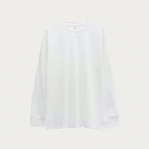 Men's 250gsm 100% Cotton Long Sleeve T-<b>Shirt</b> Oversize Hooded with Custom Logo Printing Winter Loose Fit Knitted Fabric - Product Image 2