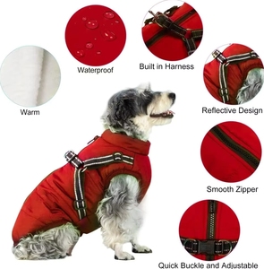 <strong>Dog</strong> <strong>Coat</strong> Keep Warm Waterproof Winter Pet Outfits <strong>Sausage</strong> Vest Reflective Windproof Clothing Clothes - Product Image 3