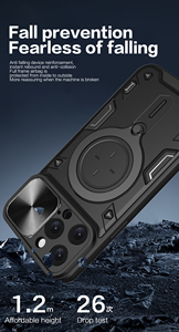 Custodia per <span class=keywords><strong>iPhone</strong></span> 16 <span class=keywords><strong>Pro</strong></span> Max, 15 <span class=keywords><strong>Pro</strong></span> Max, Grado Militare, Protezione Fotocamera Scorrevole, Anello Privacy, Supporto, Custodia Rinforzata per <span class=keywords><strong>iPhone</strong></span> 14 13 <span class=keywords><strong>12</strong></span> <span class=keywords><strong>Pro</strong></span> 11 XS XR - Product Image 2