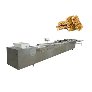 Complete chocolate cereal bar production line/Muesli Bar Making Machine/Muesli Bar Cutting Machine