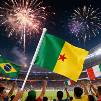 Drapeaux à main du Sénégal en gros 2026 – Neuf pays d'Afrique – Drapeau national en polyester pour la décoration de la fête nationale