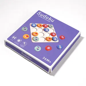 Educatief Speelgoed Hoge Kwaliteit Sudoku Puzzel Houten Sudoku Board Intellectuele Ontwikkeling Speelgoed