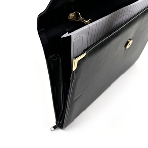 Carpeta Organizadora de Cuero PU con Cierre y Calculadora, Portátil, para Documentos, para Oficina y Reuniones de Negocios - Product Image 5