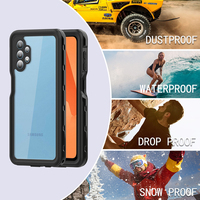 Pour Samsung Galaxy A32 5G Couverture Arrière Clair Tout Compris Protection Anti-Choc Coque Redpepper Antichoc Étanche Téléphone Cas