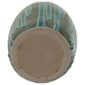 Vaso Decorativo Alto in Ceramica con Smalto a Goccia per Soggiorno, Camera da Letto, Ufficio, Scrivania - Vaso Contemporaneo per Fiori - Product Image 5