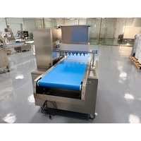Machine à fabriquer des biscuits électriques pour boulangerie, avec découpe de pâte, pour biscuits aux noix, et déposeuse de biscuits sablés à buse de coupe de fil