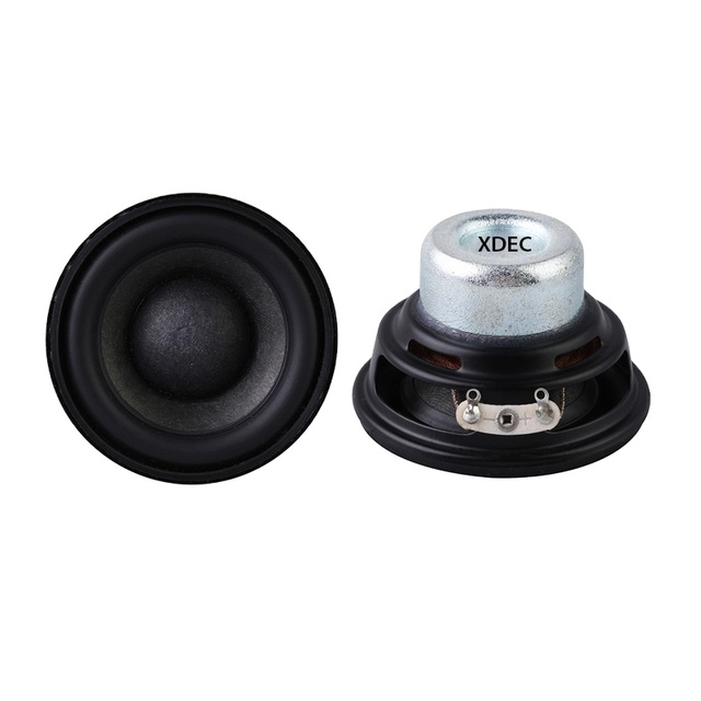XDEC Semi-finished Neodymium Speaker Unit 52mm 4ohm 5W - OEM/ODM Bulk Supply for Car Alarm/Dashboard/DVR/Parking Sensor