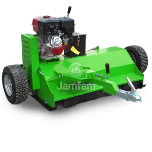 Jamfam Machine agricole de coupe d'herbe Quad Flail Atv tondeuse à gazon Ce Atv tondeuse avant