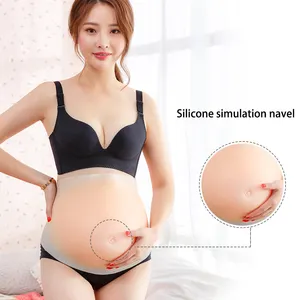 Cross-dressing belly pregnant woman actor silicone fit to pregnant belly cross-dresser belly